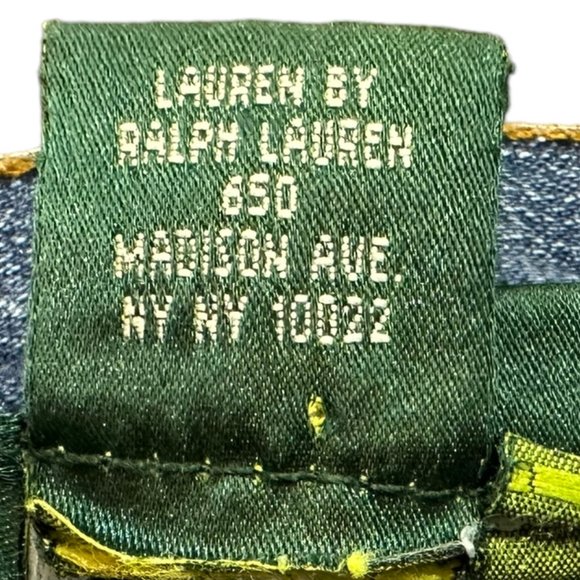 Lauren by Ralph Lauren Jeans Co Wide Leg Medium Wash‎ Denim Jeans Size 10 - Picture 6 of 8